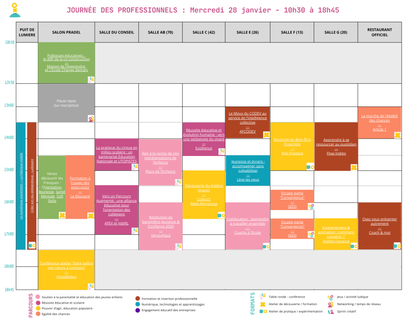 Festival 26 Planning journee pro 3